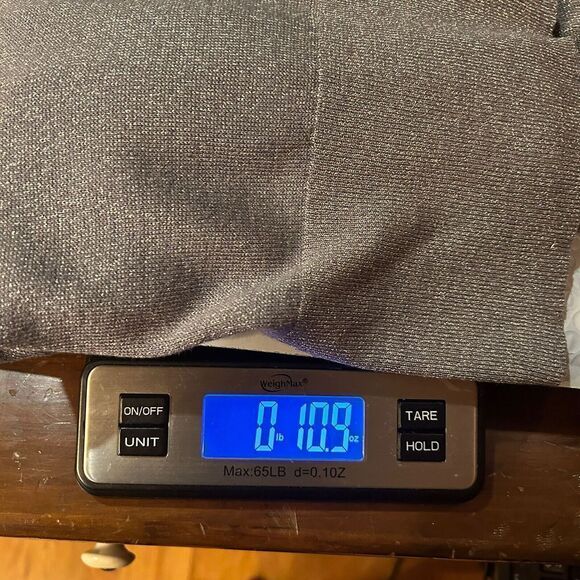 WHBM Sparkly Gray Cardigan Gold Silver Size Medium - Picture 13 of 13